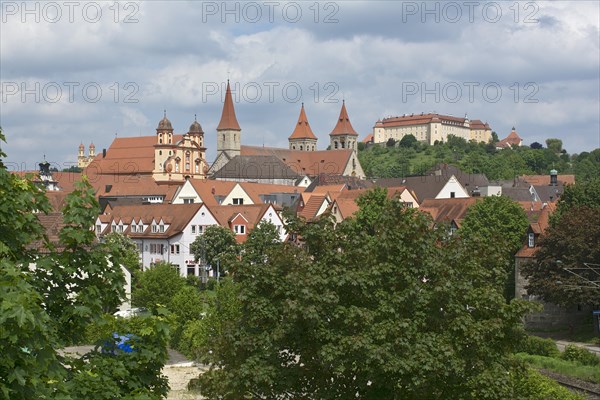 Ellwangen with Ellwangen castle