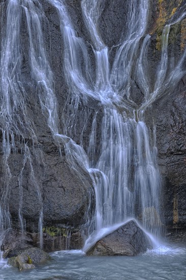 Hraunfossar Waterfall