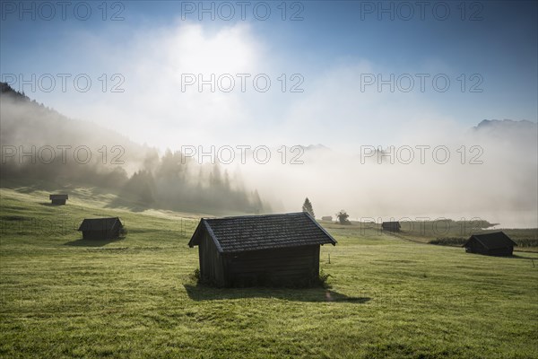 Sunrise and morning mist