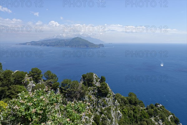 View from the park on the Amalfi Coast