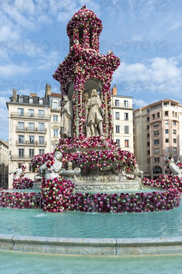 Jacobins square during the 17th World Convention of Rose Societies in 2015, Lyon