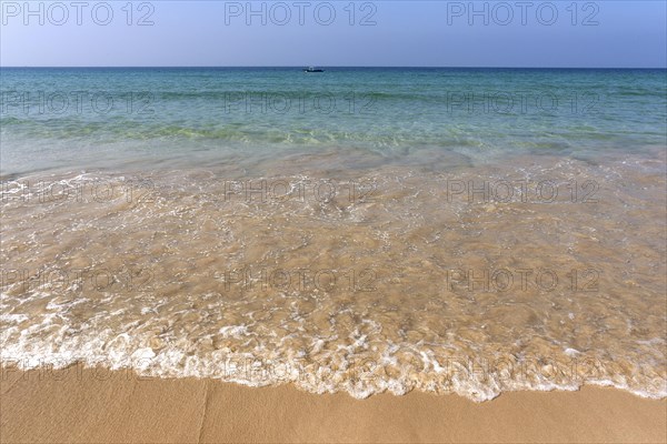 Turquoise sea in Ngapali Beach