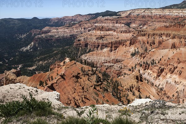 Views of bizarre sandstone erosions in Amphitheater