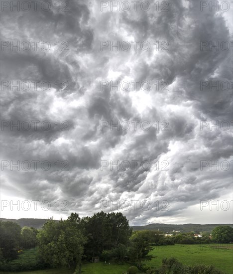 Storm clouds in St.Veit