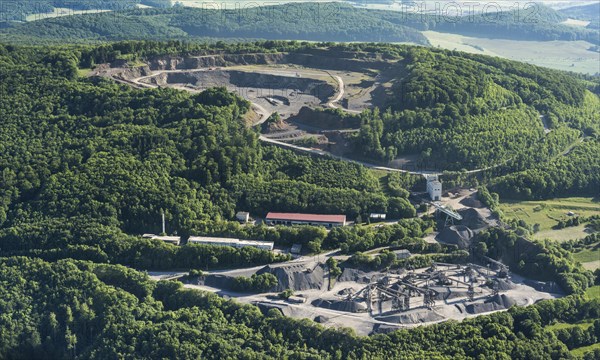 Basalt mining on Dietrichsberg