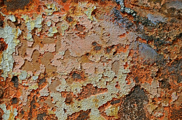 Rusty ship's hull