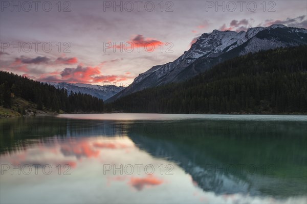 Cloudy atmosphere on Two Jack Lake