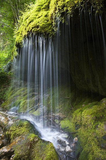 Mossy waterfall