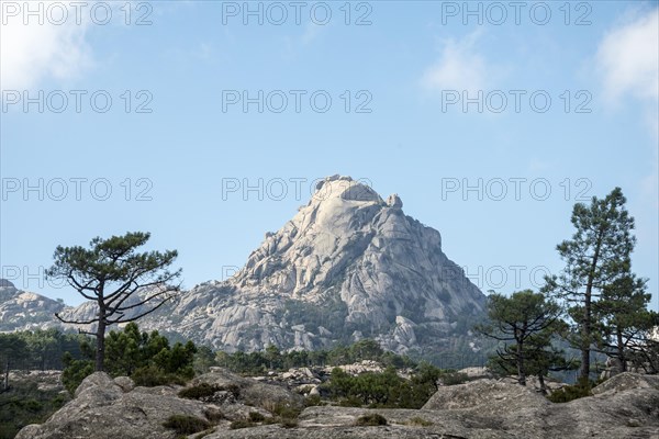 Mountain landscape with Punta di u Diamante