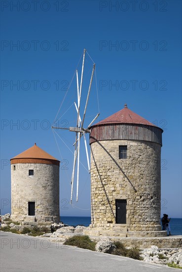 Windmills at Mandraki Harbour