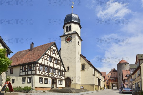 Townscape with parish church