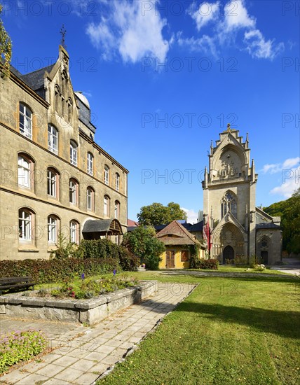 Monastery church and boarding school