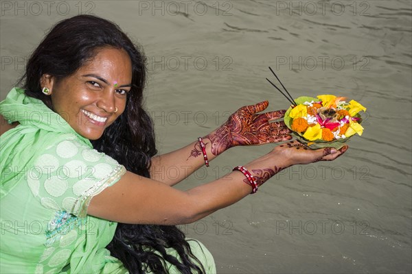 A young woman with long black hair