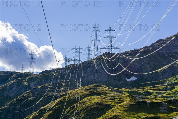 Pylons in the mountains