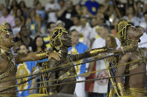 Dancers dressed as slaves