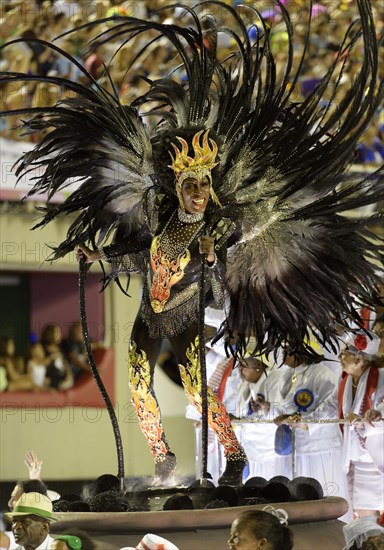 Samba Dancer on an allegorical float