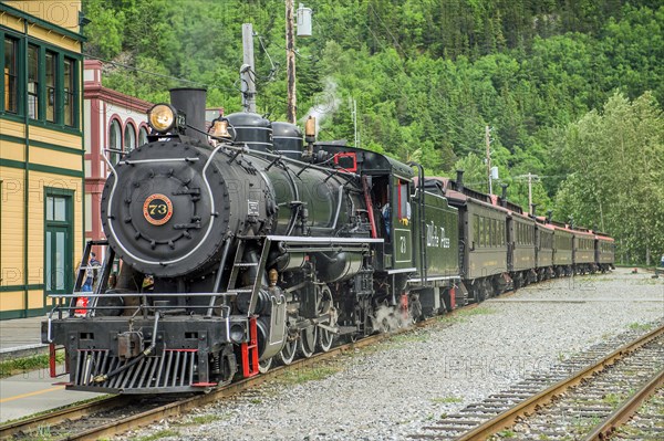 Train station on White Pass and Yukon Route