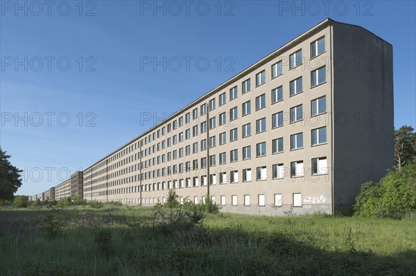 Gigantic housing block in Prora