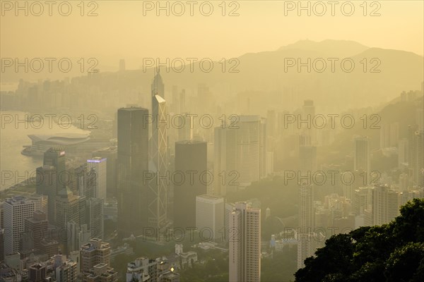 Skyscrapers in central Hong Kong