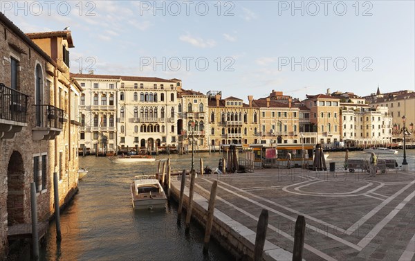 Palazzi by the Grand Canal in the morning light