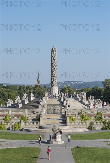 Monolith-terrace by Gustav Vigeland