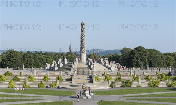 Monolith-terrace by Gustav Vigeland