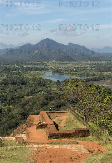 View from the summit of Sigiriya or Lion Rock