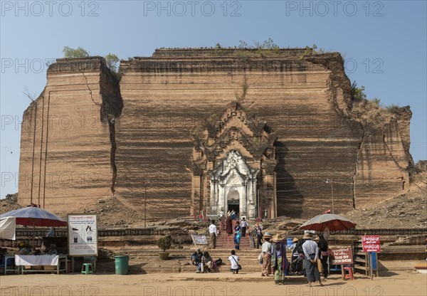 Unfinished Mingun Pagoda