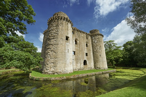 Nunney Castle built in the 1370s by Sir John de la Mere