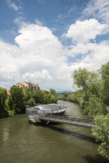 Murinsel island in Graz