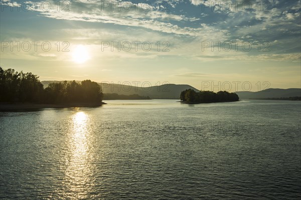 Sunset over the Danube