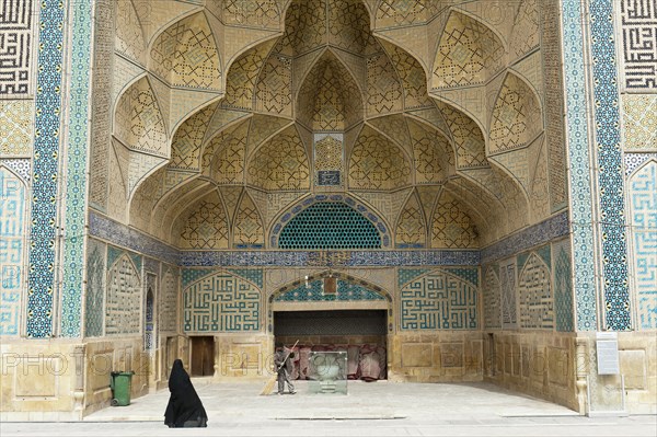 Entrance portal of the Jame Mosque Of Isfahan