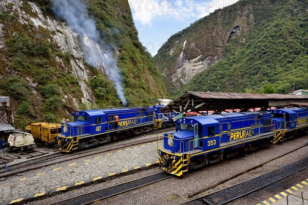 Terminus of the Peruvian southern railway Ferrocarril del Sur