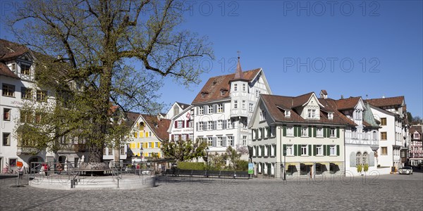 Gallusplatz square in the old town