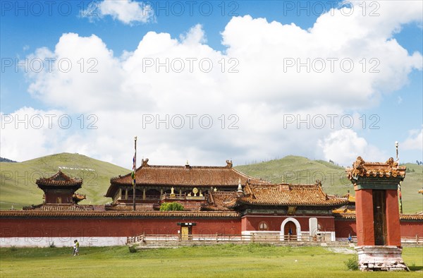 Temple entrance to the Amarbayasgalant Monastery