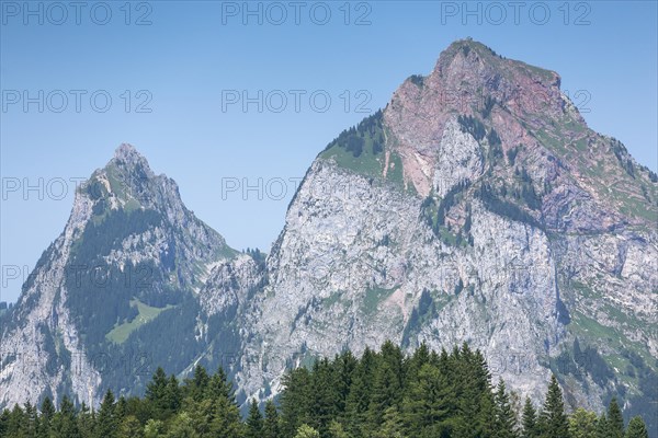 Kleiner Mythen mountain and Grosser Mythen mountain