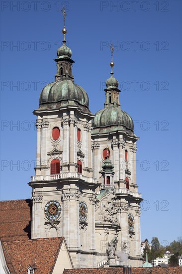 Towers of the Collegiate Church of St. Gallen