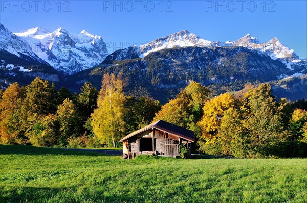 Wooden hut in Hasliberg