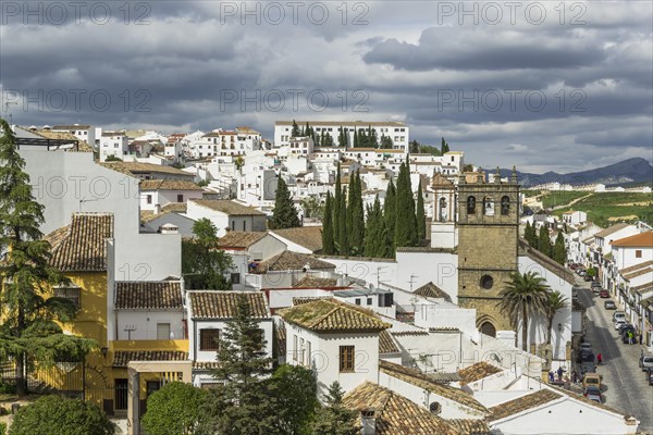 Townscape with the church Iglesia Padre Jesus