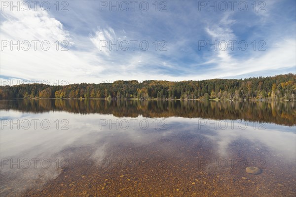 Lake Kirchsee in autumn