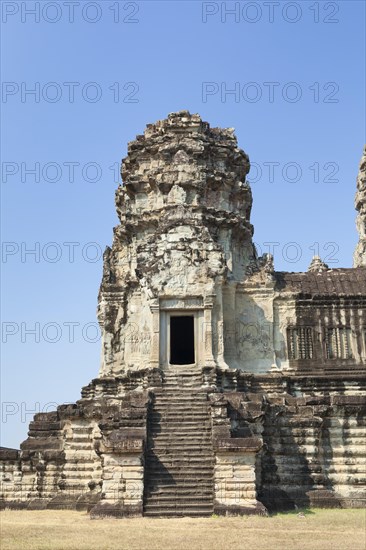 Angkor Wat first level stone tower