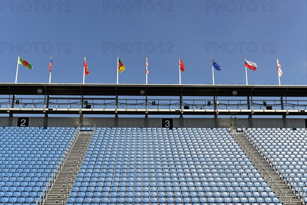 Empty grandstand