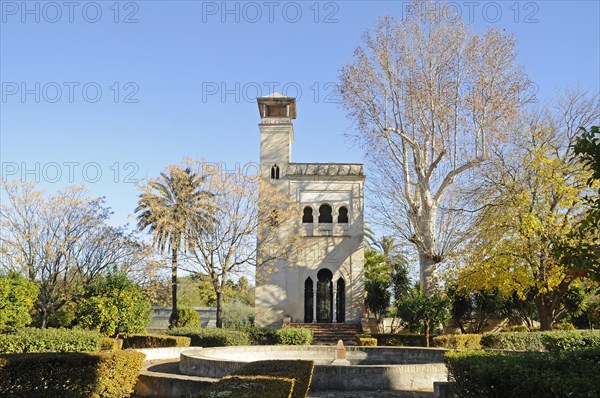 Building in the garden