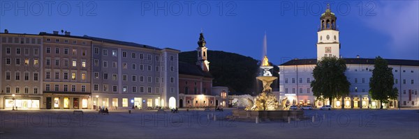 Residenzplatz with Residenzbrunnen fountain