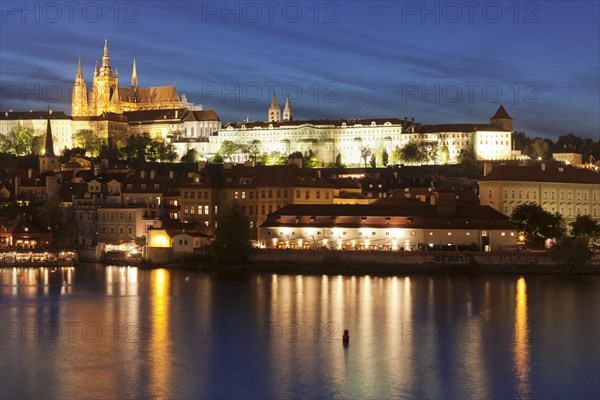 Vlatava River and Mala Strana