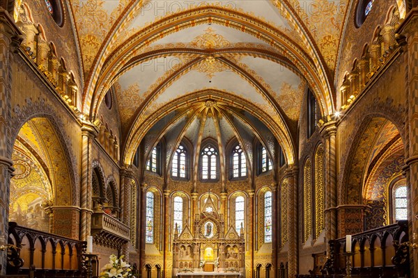 Interior of Matthias Church