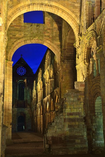 The ruins of Jedburgh Abbey