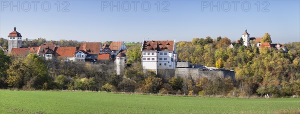 Schloss Vellberg Castle with Stockenburg and St. Martin's Church