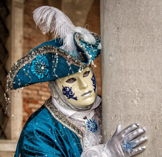 Man dressed up for the Carnival in Venice
