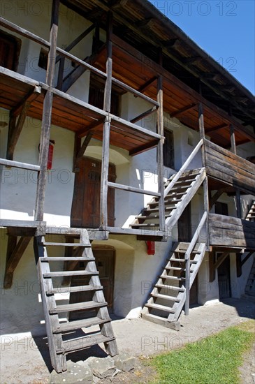 Storage rooms of the Saxon fortified church of Prejmer